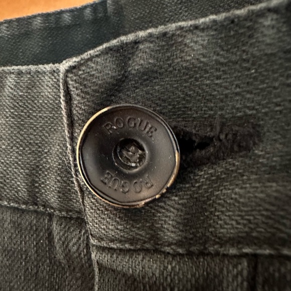 Rogue Denim Black Skinny Jeans 32/32 - Picture 3 of 7